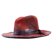 Load image into Gallery viewer, Alma Red Fedora