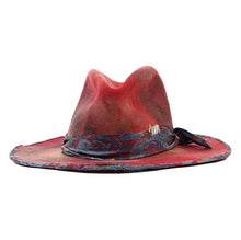 Load image into Gallery viewer, Alma Red Fedora