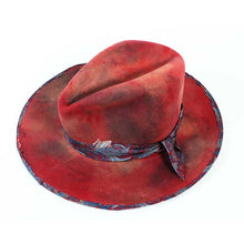 Load image into Gallery viewer, Alma Red Fedora