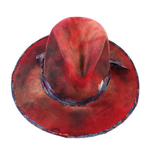 Load image into Gallery viewer, Alma Red Fedora