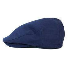 Load image into Gallery viewer, Ivy Flat Cap Cotton Drill Blue