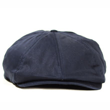 Load image into Gallery viewer, Newsboy Cap Cotton Blue Navy