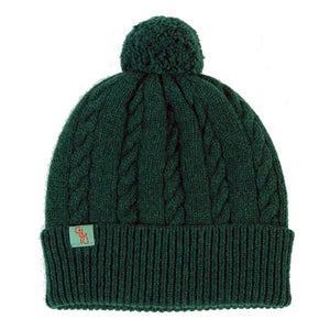 Australian Made Cable Knit Wool Beanie
