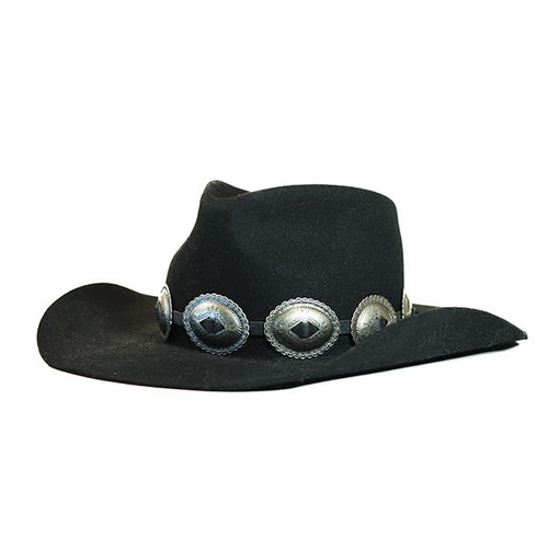 Camden Cowboy Hat Black Conchos