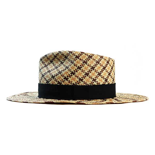 Straw Fishing Hat - Keys Under Brim