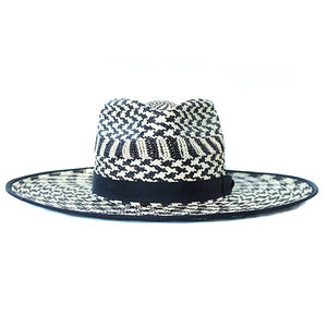Camden Panama Houndstooth Straw