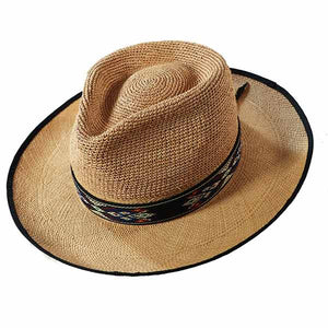 Camden Crotchet Top Panama hat