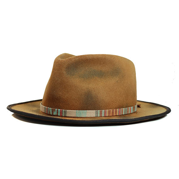 Camden Street Fedora Distressed Wool Fedora Hat