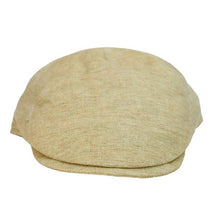 Load image into Gallery viewer, Driver Linen Mix Flat Cap