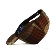 Load image into Gallery viewer, Flannel Check Australian Made Trucker Cap - Brown