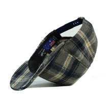 Load image into Gallery viewer, Flannel Check Australian Made Trucker Cap - Grey