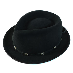 Low Crown 4,5cm Brim Black