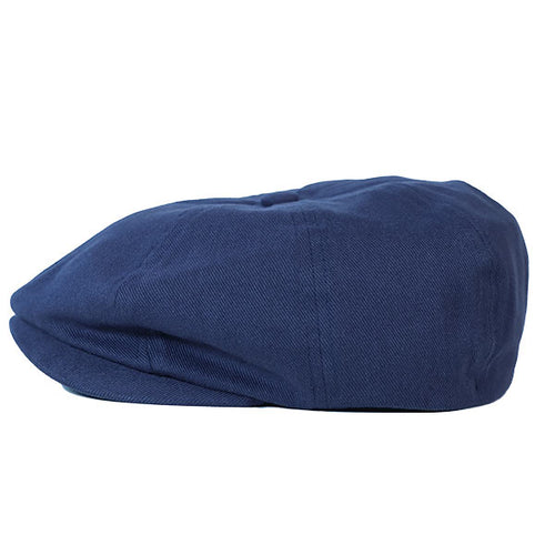 Newsboy Cap Cotton Drill - Blue