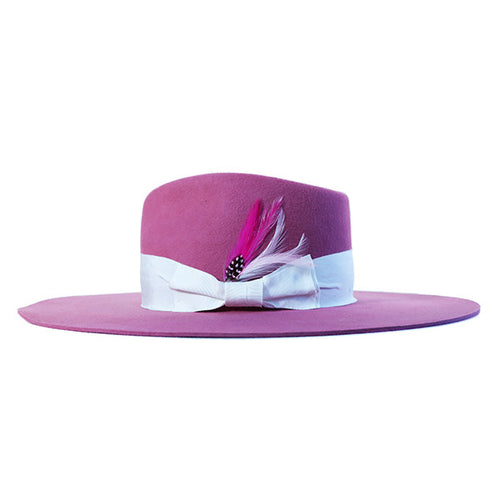 Flemington Wide Brim Hat - Pink