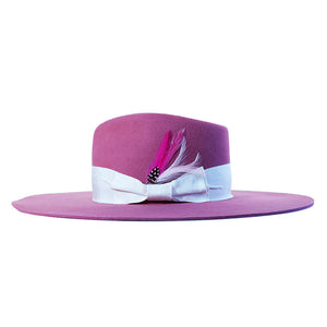 Flemington Wide Brim Hat - Pink