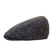 Load image into Gallery viewer, Highland Harris Tweed Flat Cap