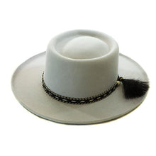 Load image into Gallery viewer, Carlisle Hats Dylan Street Fedora in brown with a wide brim and matching band, stylish and perfect for casual or formal wear.