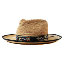 Load image into Gallery viewer, Carlisle Hats Camden crochet top Panama hat with wide brim and woven design, perfect for sun protection and stylish summer wear.