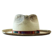 Load image into Gallery viewer, Carlisle Hats Camden Distressed Panama Straw hat with wide brim and textured finish, suitable for sunny outdoor wear.