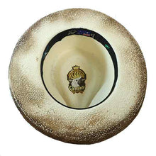 Load image into Gallery viewer, Carlisle Hats Camden Distressed Panama Straw hat, 55cm, with a wide brim and distressed finish, shown on a plain background.