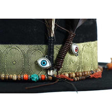Load image into Gallery viewer, Grey Carlisle Hats hi-top open crown custom fedora with a structured crown and wide brim, stylish and perfect for fashion-forward wear.