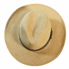 Load image into Gallery viewer, Carlisle Hats Windsor Panama straw hat with a wide brim and classic design, perfect for sun protection and stylish summer wear.