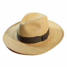 Load image into Gallery viewer, Carlisle Hats Windsor Panama straw hat with a wide brim and woven straw design for a stylish, breathable sun hat.