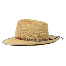Load image into Gallery viewer, Carlisle Hats Windsor Panama straw hat with crochet crown and 6cm brim, lightweight and stylish for sun protection.
