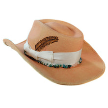 Load image into Gallery viewer, Carlisle Hats Camden Cowgirl Peach cowboy hat with wide brim and pinkish-peach color, stylish Western accessory.