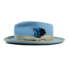 Load image into Gallery viewer, Carlisle Hats Fitzroy Street Fedora with 6cm brim, featuring a classic design and wide brim for stylish sun protection.