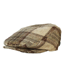 Load image into Gallery viewer, Carlisle Hats Kelly Harris Tweed flat cap featuring classic tweed fabric and a rounded brim, perfect for stylish outdoor wear.