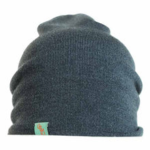 Load image into Gallery viewer, Australian made Carlisle Hats long wool beanie showing a cozy, warm knit beanie with a folded brim and soft wool texture.