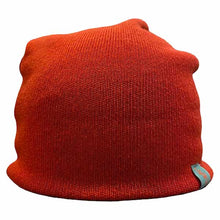 Load image into Gallery viewer, Black Carlisle Hats Australian Made long wool beanie, soft knit winter hat with a snug fit and warm, natural wool material.