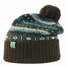 Load image into Gallery viewer, Australian made Carlisle Hats Twist Wool Beanie in bark color, featuring a cozy, knitted wool design for warmth and style.