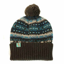 Load image into Gallery viewer, Australian-made Carlisle Hats Twist Wool Beanie in Bark color, showcasing a cozy, knitted wool beanie with a twisted design.