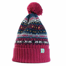 Load image into Gallery viewer, Australian made Twist Wool Beanie by Carlisle Hats featuring a Shiraz color, soft knit fabric, and snug fit for warmth and style.