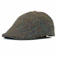 Load image into Gallery viewer, Carlisle Hats Harris Tweed duckbill cap featuring classic pattern, textured wool fabric, and a structured brim for a stylish, vintage look.