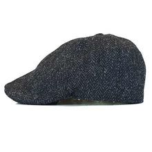 Load image into Gallery viewer, Carlisle Hats Harris Tweed Duckbill Cap featuring a classic plaid pattern and comfortable fit, perfect for casual and stylish wear.