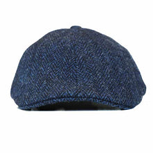 Load image into Gallery viewer, Carlisle Hats Harris Tweed duckbill cap featuring classic plaid pattern, wool fabric, and a structured brim for a stylish, vintage look.