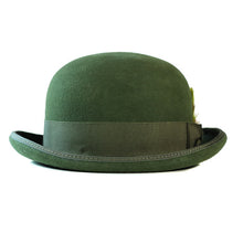 Load image into Gallery viewer, Carlisle Hats BLX Bowler Hat in assorted colours, grey style, featuring a classic rounded crown and narrow brim.