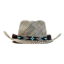 Load image into Gallery viewer, Carlisle Hats Camden Cowboy Hat with wide brim, tan color, and adjustable 55cm size for Western-style cowboy look.