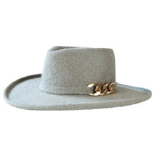 Load image into Gallery viewer, Carlisle Hats Grizz cowboy hat in natural color, 55cm brim, featuring a classic western style and wide brim for sun protection.