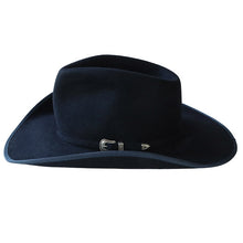 Load image into Gallery viewer, Carlisle Hats Midnight Cowboy 20X cowboy hat with a wide brim and dark midnight color, size 55cm, classic western style.