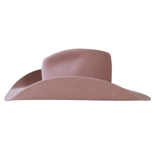 Load image into Gallery viewer, Nude cowboy hat by Carlisle Hats, 55cm, with wide brim and classic cowboy style.