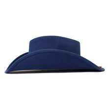 Load image into Gallery viewer, Black Carlisle Cowboy Hat with 55cm brim, made by Carlisle Hats, featuring a classic western style and durable felt material.
