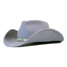 Load image into Gallery viewer, Black Carlisle Cowboy Hat with 55cm brim, classic western style, made by Carlisle Hats, shown on a plain background.