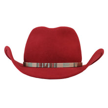 Load image into Gallery viewer, Black Carlisle cowboy hat with a 55cm brim, featuring a classic western style and a wide brim for outdoor wear.
