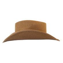 Load image into Gallery viewer, Black Carlisle cowboy hat with a wide brim and classic design, made by Carlisle Hats, size 55cm.
