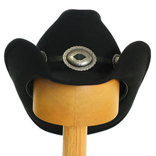 Load image into Gallery viewer, Carlisle Hats Lemmy Street Cowboy Hat with a wide brim and adjustable fit, made of durable material in a classic cowboy style.