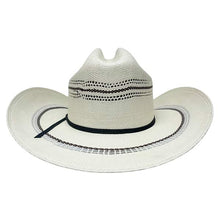 Load image into Gallery viewer, Carlisle Hats Ponderosa Straw Cowboy Hat with wide brim and classic western style, perfect for outdoor wear and sun protection.